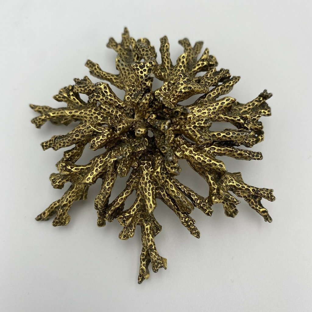 Vintage Dramatic Robert Zentall Coral Reef Branch